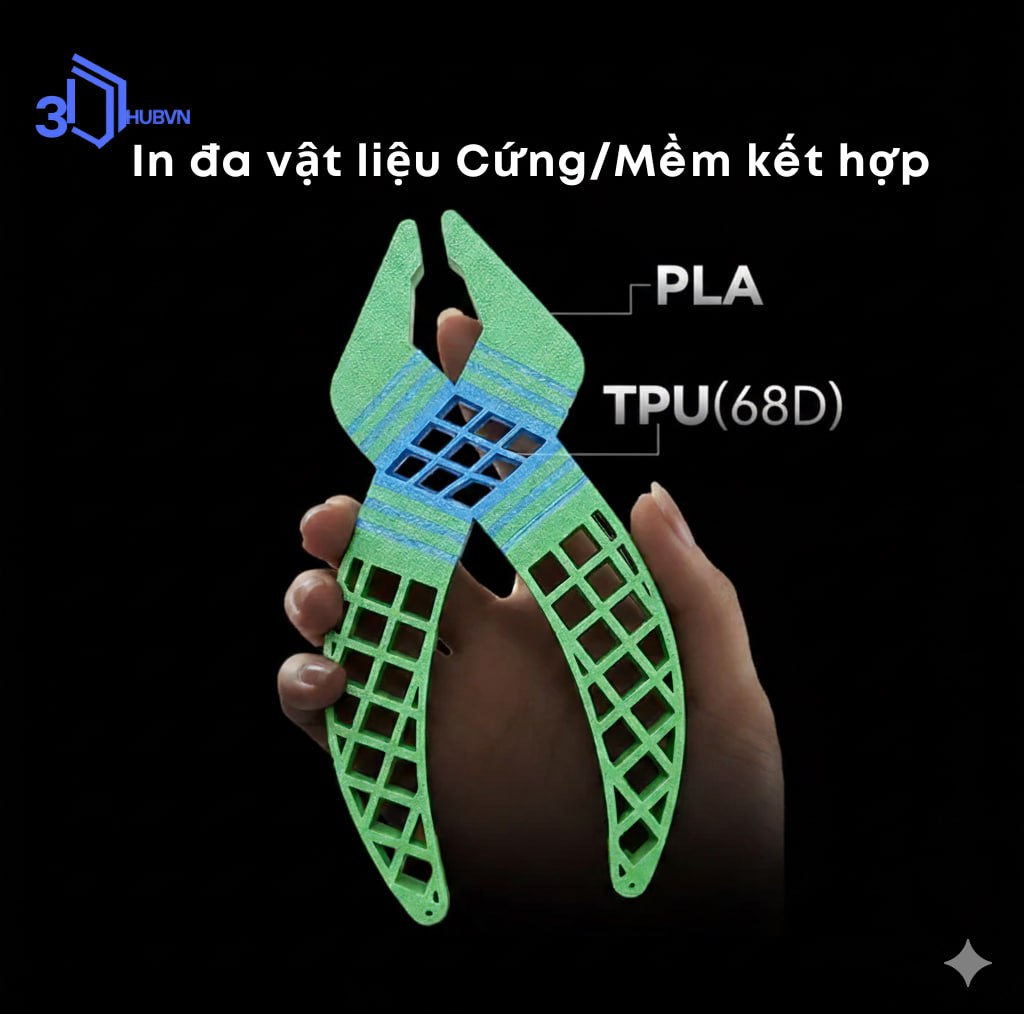 In đa vật liệu cứng mềm kết hợp
